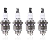 AMICAREP Spark Plugs for Champion RJ19LM J19LM MTD 759-3338 NGK B2LM 4 Pack | Compatible With Bosch WR11E0 Denso W9LMR-US Briggs and Stratton 796112S 802592 5095K