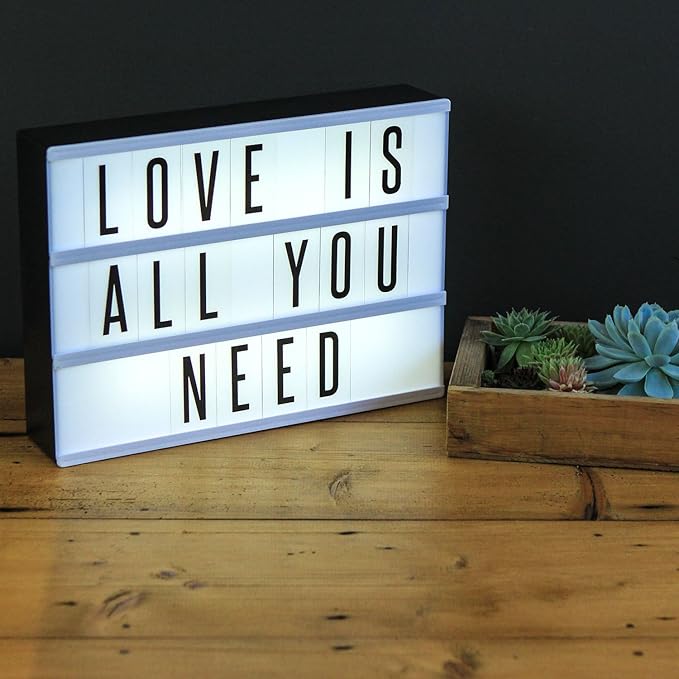 Sentik® A4 Enhanced Cinematic Light Up Your Life Letter Box Message