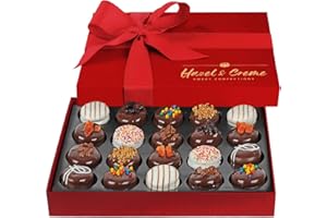 HAZEL & CREME Cookie Gift Box - Gourmet Cookies - Handcrafted Vegan Treats in Elegant Packaging - Perfect for Anniversaries, Birthdays, Holidays, and Special Occasions