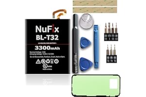 NuFix Battery Replacement for LG G6 BL-T32 3300mAh Compatible Replacement Battery H873 LGH873 (Complete Kit)