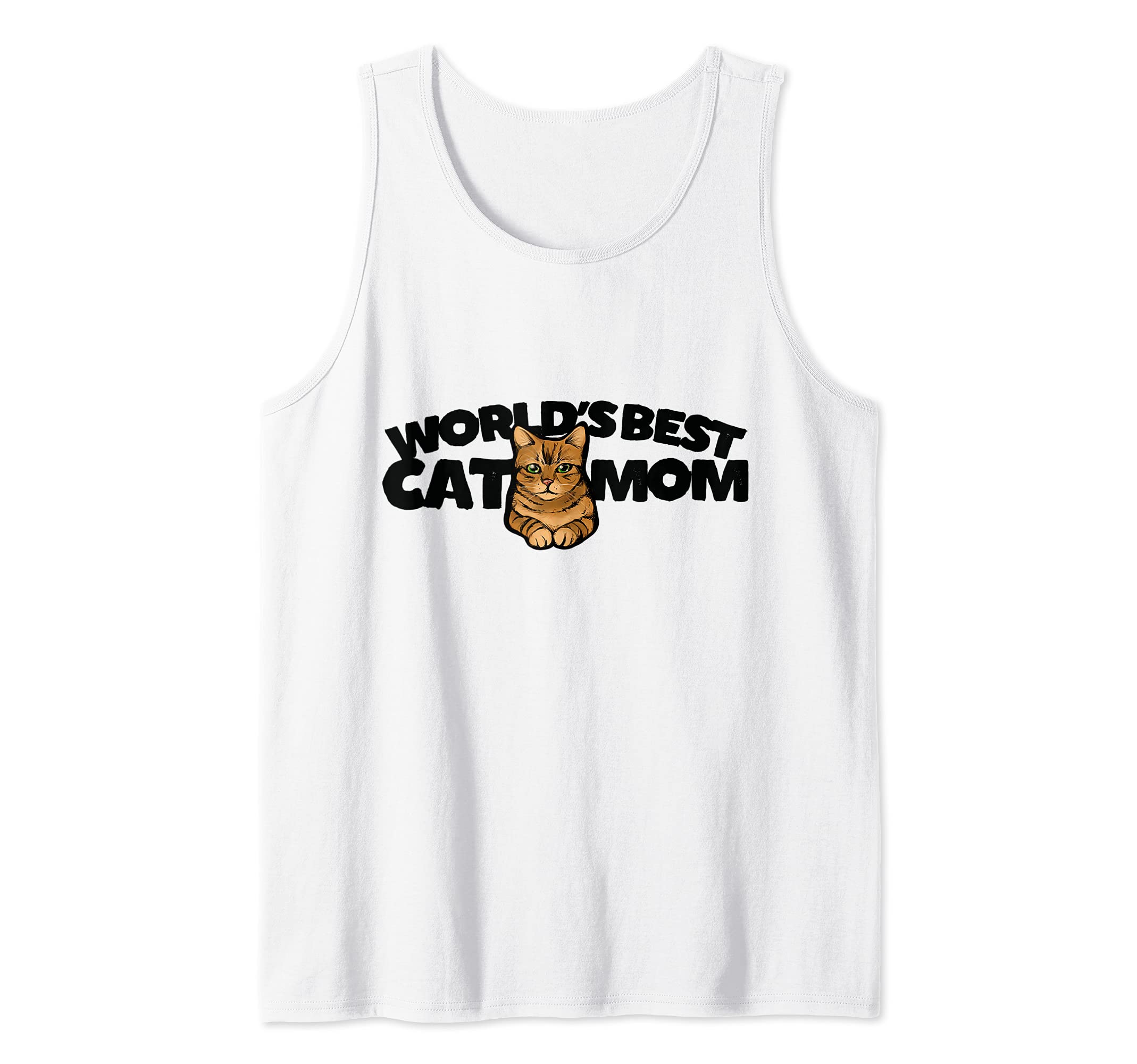 Cat Mom funny cat person Tank Top