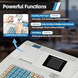 YUMIONB Digital Cash Register, Multifunctional Cash