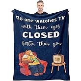 Quilazy Valentine's Day Birthday Gifts for Him Men, Funny Gag Blanket for Men Who Have Everything, Cool Young Mens Anniversary Retirement Present for Dad/Grandpa/Husband/Boyfriend Blanket 60"X50"