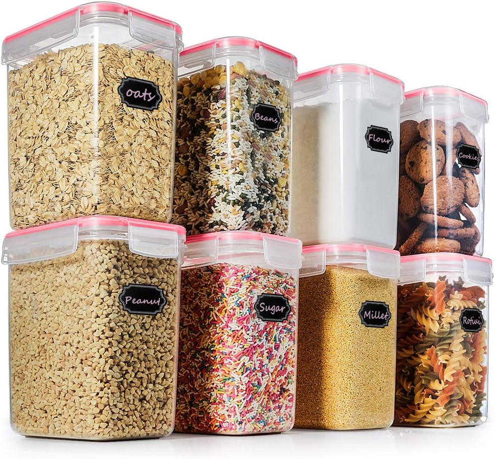 Amazon Com Food Storage Containers Cereal Container Blingco Set