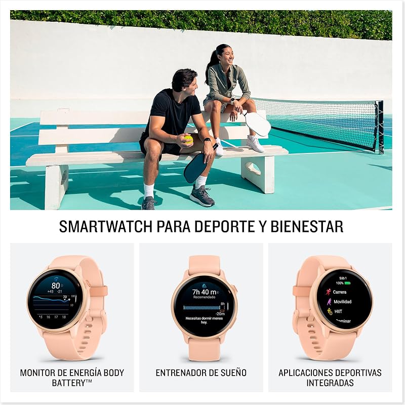 Vívoactive 6, Relógio Inteligente com GPS, Ecrã AMOLED, Funcionalidades de Saúde, Treinos de Mobilidade, Treino Avançado do Sono e até 11 dias de autonomia, Cinzento, Exclusivo da Amazon