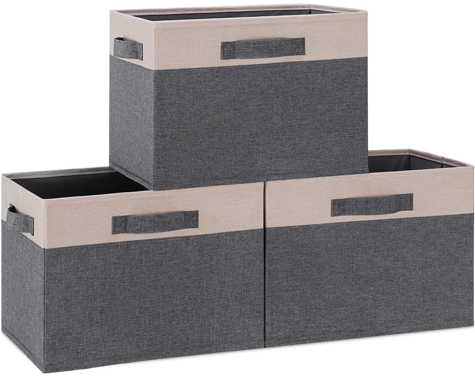 GhvyenntteS Large Fabric Storage Bins for Shelves