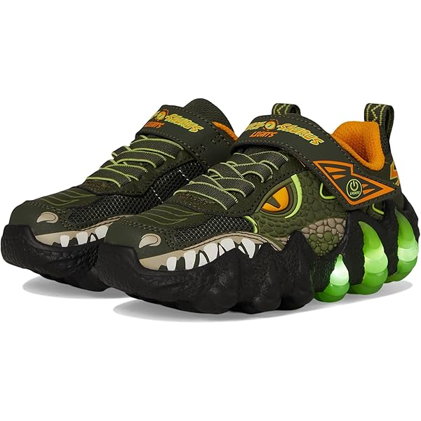 Amazon.com | SKECHERS Boy's Skech-O-Saurus Lights 2.0