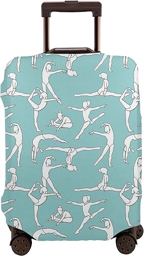 Amazon 体操選手の模様 スーツケースカバー 伸縮素材 トラベルダストカバー キャリーカバー 可愛風 スーツケース保護カバー ラゲッジカバー お荷物カバー 通気性 傷防止 防塵カバー 洗える 出張 旅行 １枚 シューズ バッグ