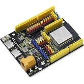 KEYESTUDIO ESP32-S3 PRO Development Board 16MB Flash 8MB PSRAM MicroSD Slot 1.5A GPIO Breakout Dual Type-C, Tutorials for IoT, AI &amp; STEM Education