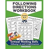 Following Directions Workbook : Critical Thinking Skills: Following One, Two, and Three Step Directions