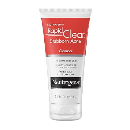 rapid clear stubborn acne cleanser como usar