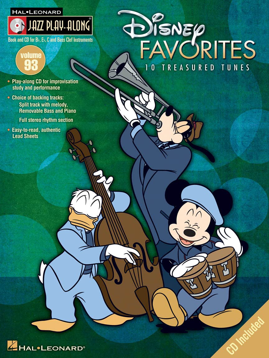Disney Favorites: Jazz Play-Along: Volume 93 - 10 Favorites (Hal Leonard Jazz Play-Along)