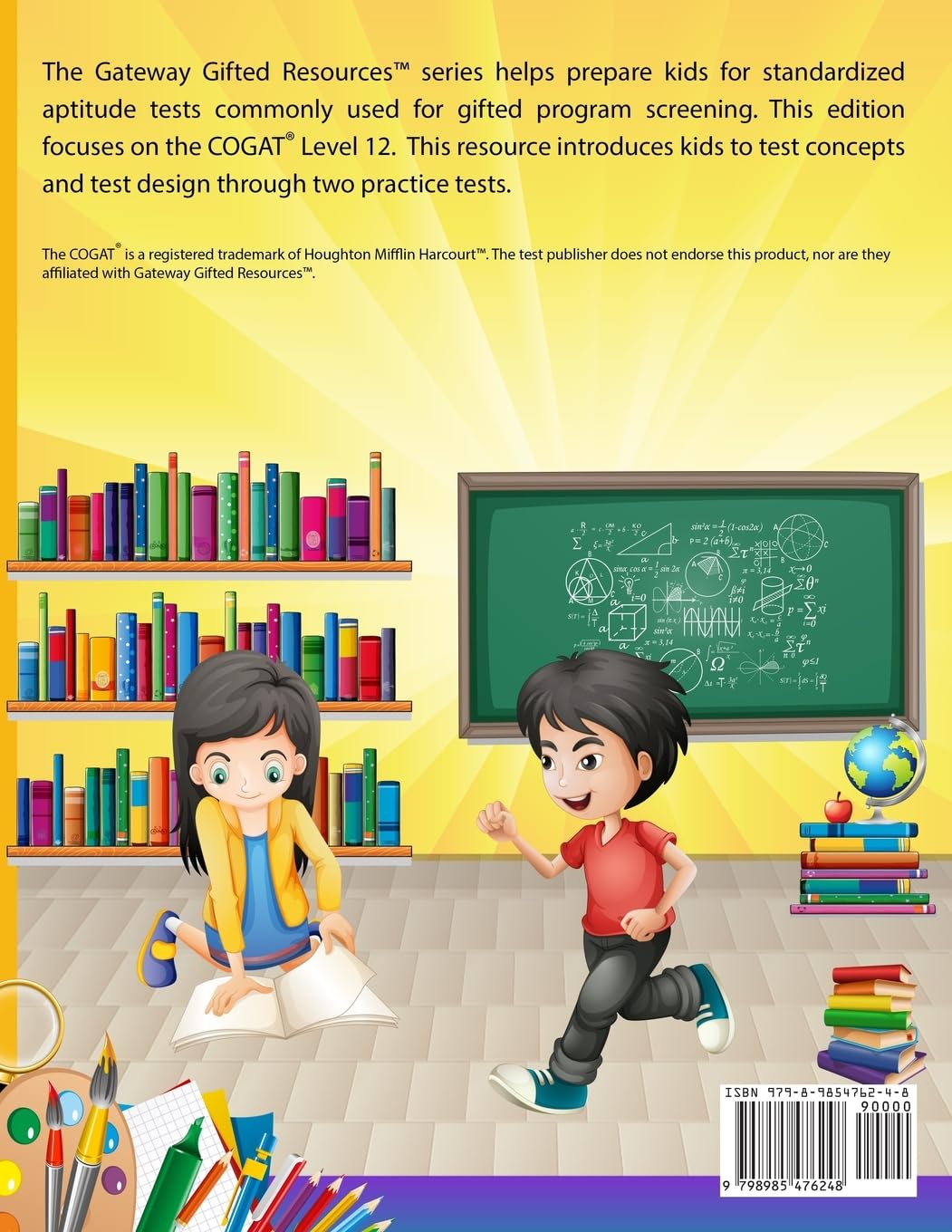 COGAT Test Prep Grade 6 Level 12: Two Practice Tests for Children in Sixth Grade / Gifted and Talented Test Preparation Book