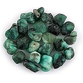 CRYSTALIS 100 carats Natural Emerald Loose Gemstone Wholesale Bulk Rough Jewelry Making Supply, Chakra & Healing Raw Stones, Wire Wrapping, DIY, Gem Collection, May Birthstone