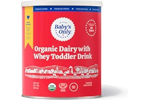 Baby's Only Organic Dairy with Whey Toddler Drink, Milk Powder with Extra Whey Protein, Iron, Vitamin D, Toddlers 12 Months Old and Up, Organic Toddler Drink, Easy to Digest, 12.7 oz, 1 Pack