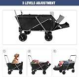 REDCAMP Folding Dog Trolley Cart 134L Heavy Duty Extendable Wagon view 3