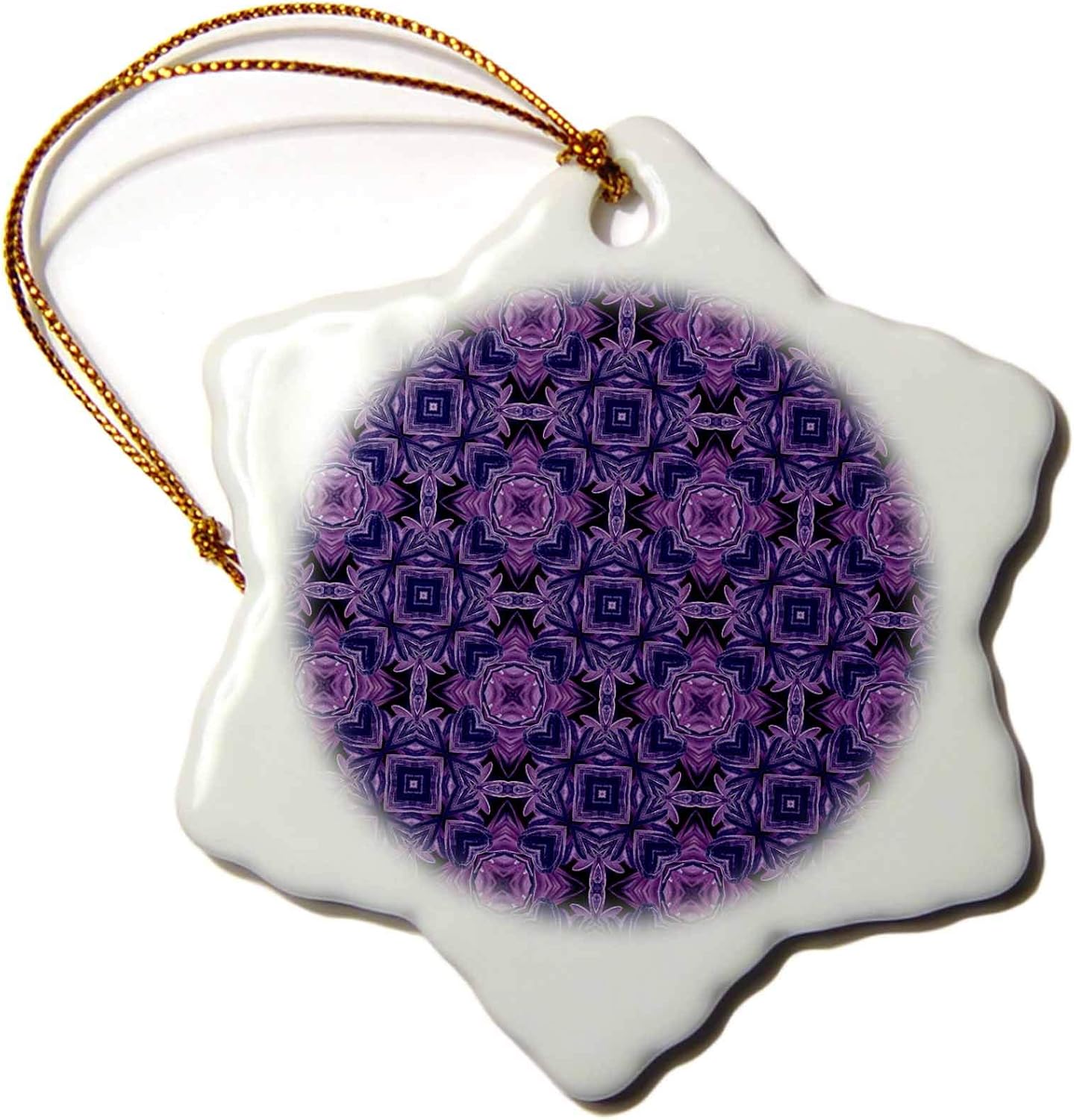 Jaclinart Midnight Purple Abstract Geometric Collection - Midnight