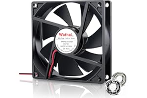 Wathai 9225 92mm x 25mm 12V DC Brushless Computer case Fan 12 volt 2Pin Dual Ball for DIY Cooling Ventilation Exhaust Projects