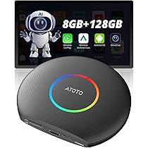ほぼ新品 ATOTO CB6A CarPlay Ai Box Android13 CB6 CarPlay AI Box & Android AI Box, Wireless CarPlay