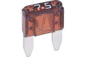Bussmann ATM-7-1/2 Brown ATM 7-1/2 Amp Fast-Acting Automotive Mini Blade Fuses - 5 per Box