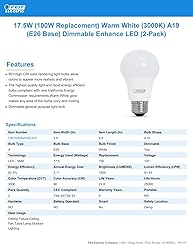 Feit Electric A19 100W Equivalent LED Light
