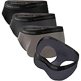 BAMBOO COOL Mens Breathable Soft Underwear Open-fly Classic Briefs, Tag-free