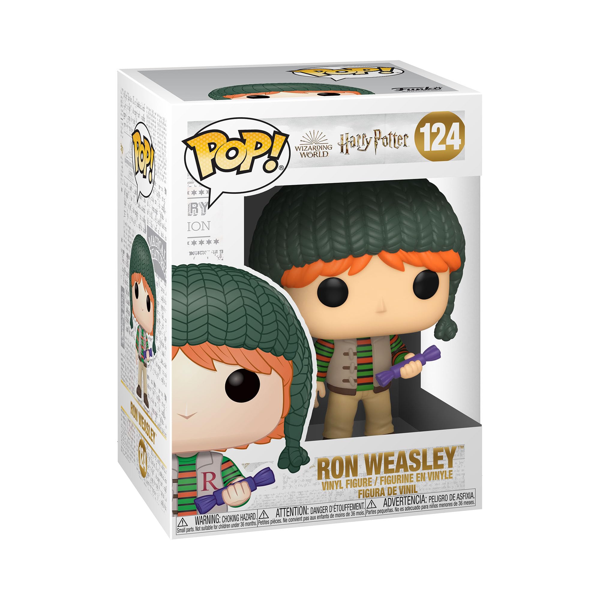 Funko POP! Harry Potter: Holiday - Hermione Granger - Ron Weasley 1 - Collectable Vinyl Figure - Gift Idea - Official Merchandise - Toys for Kids & Adults - Movies Fans - Model Figure for Collectors