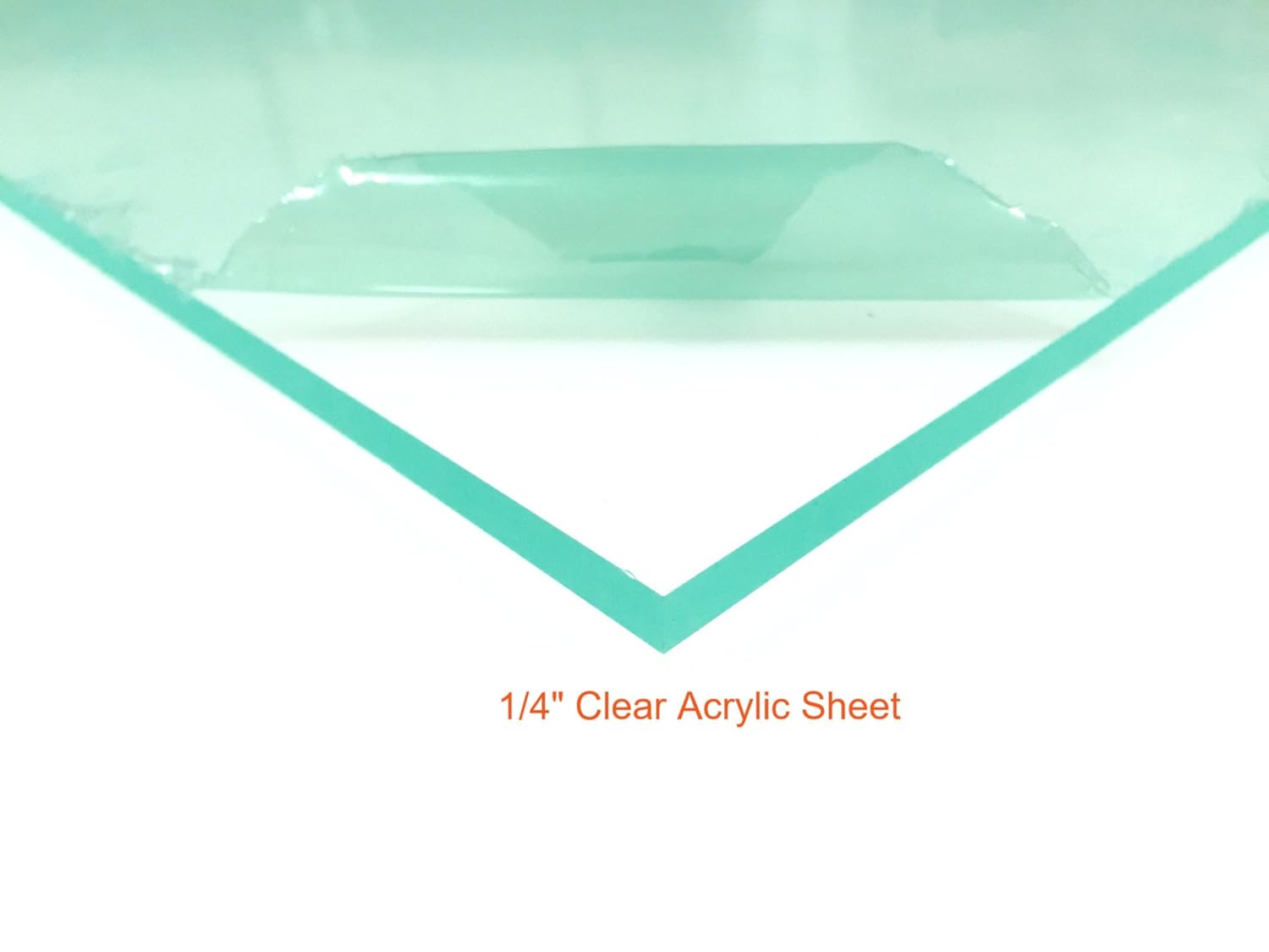 Clear Acrylic Plexiglass Sheet 1/4" Thick Cast 18" x 24