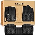 LASFIT Floor Mats for Toyota Camry 2017 2016 2015 LE/SE/XLE/XSE/Hybrid, Custom Fit TPE All Weather Floor Liners for Camry 2015-2017 1st & 2nd Row Car Mats, Black