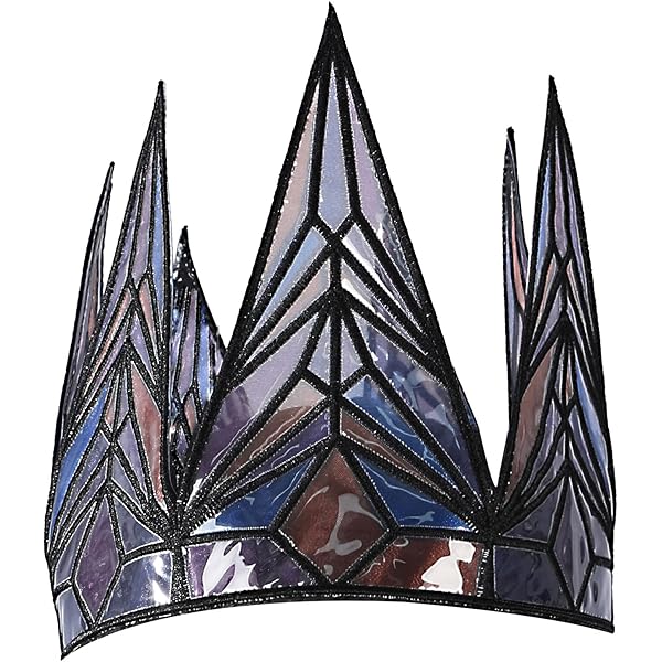 Amazon.com: Beisto Leather Crown Queen Headband Tiara  display picture 3