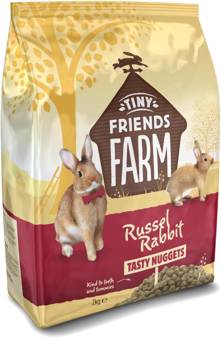 Supreme Tiny Friends Farm Russel Rabbit Tasty Nuggets 2kg, Transparent, 2 kg (Pack of 1) - Image 5