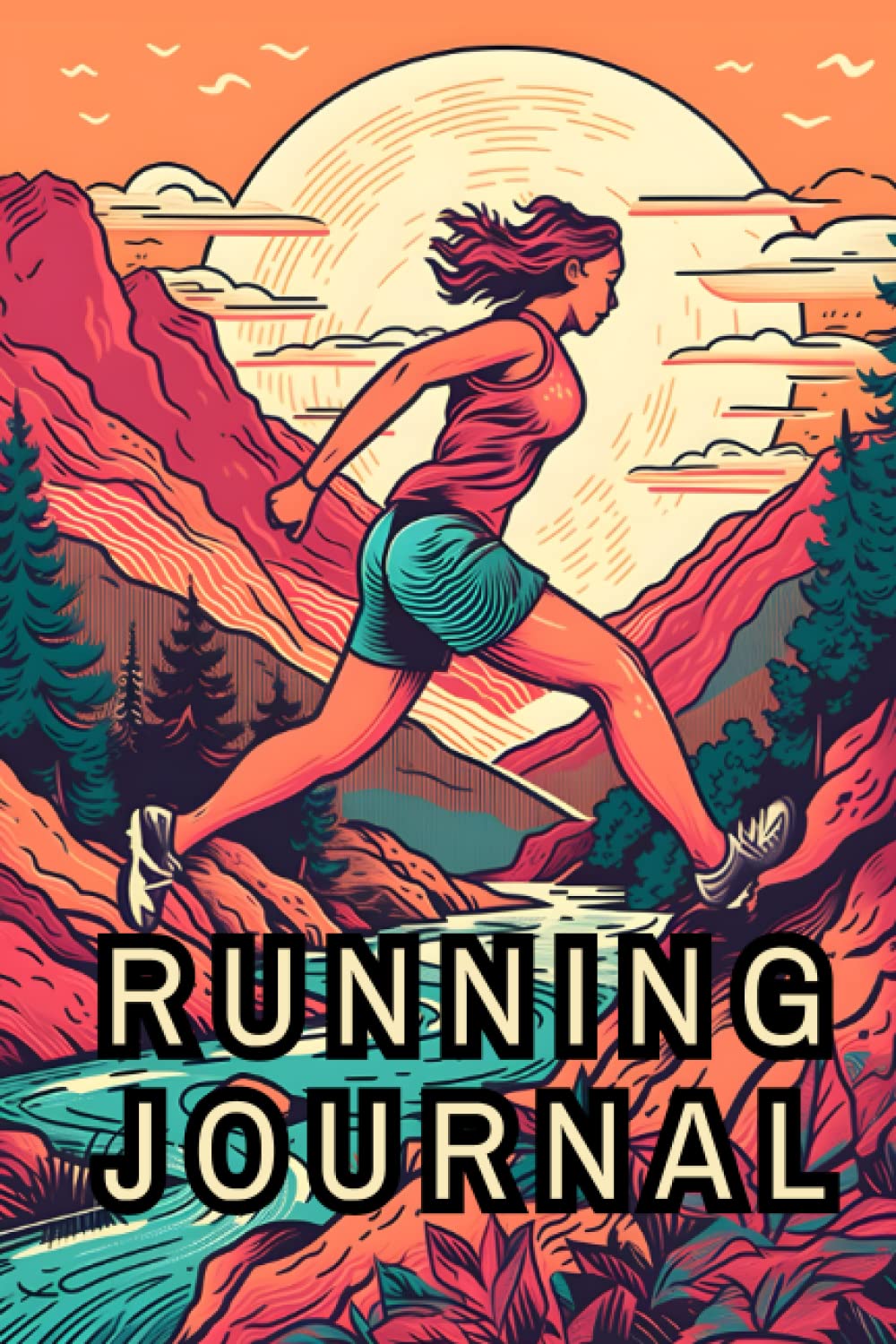 Running Journal for Women: Log Your Runs, Track Your Sleep, Undated Monthly Planner - 365+ Runs To Record