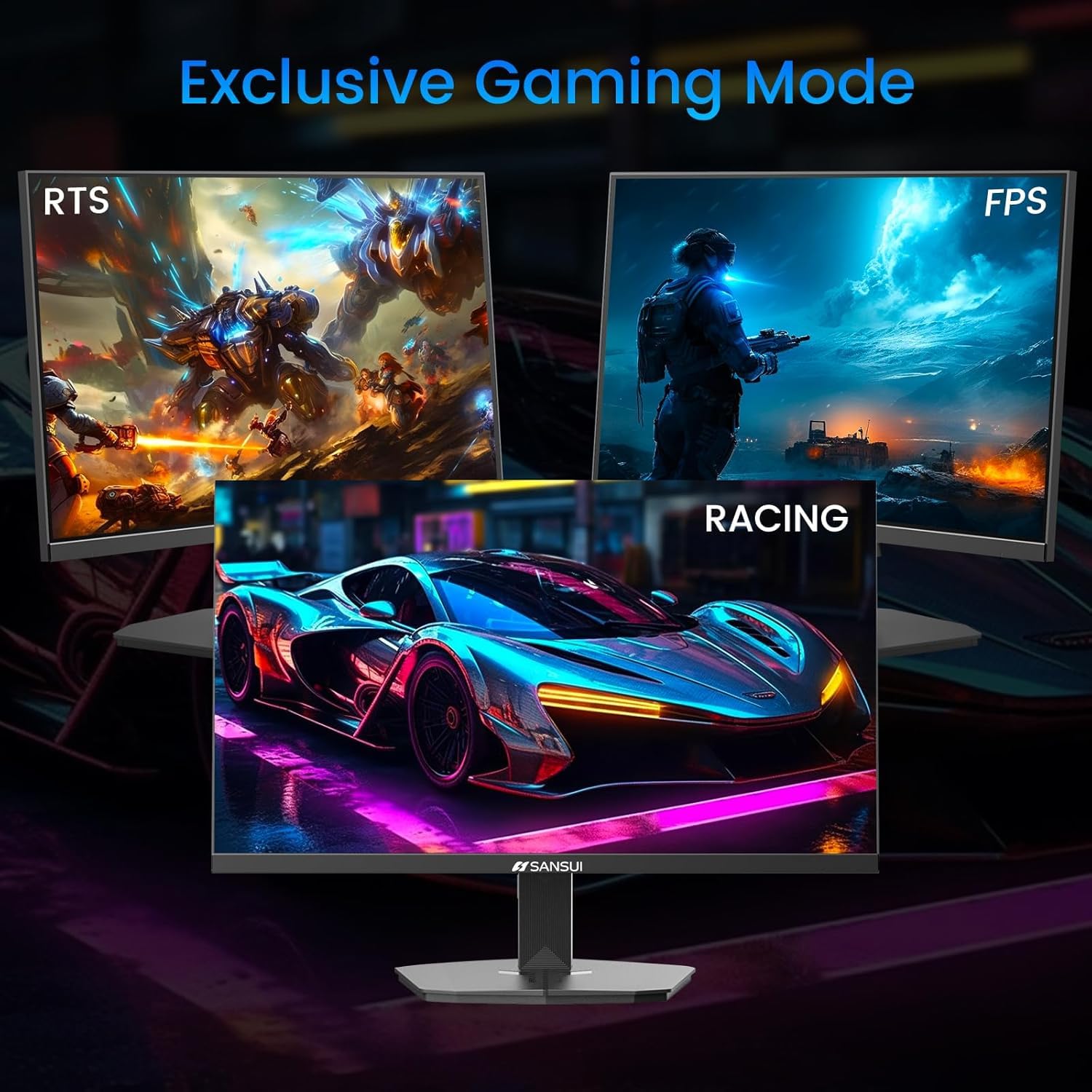 SANSUI 24 Inch Gaming Monitor