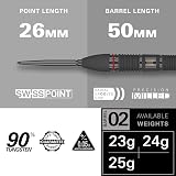 Target Darts Scope Steel Tip Swiss Point 90% Tungsten 02-24G Set view 2