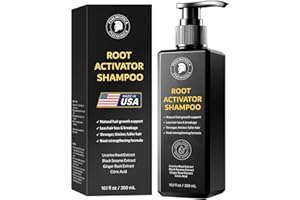 PSALMONICA Root Activator Shampoo for Men - Hair Growth Shampoo for Hair Loss and Thinning Hair - Hair Loss RegrowthTreatments for Women Men (10.1 Fl Oz (Pack of 1))