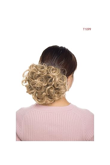 Amazon Com Short Synthetic Hair Big Bun Chignon Two Plastic Comb