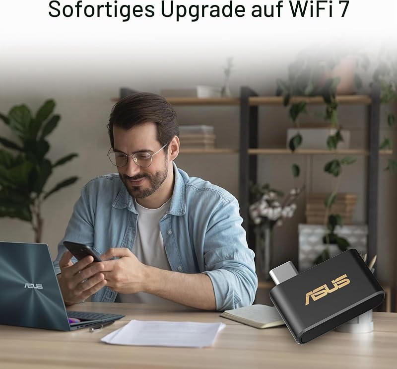 Tri-Band BE6500 WiFi 7 Mini USB Adapter