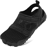 Besroad Kids Sandals Boys Girls Wide Sandals Barefoot Water Sandal Shoes Lightweight Summer Beach Shoes Non-slip Swim Hiking