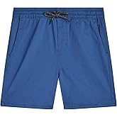 Volcom Boys Shorts - Stretch Twill Flat Front Pull On Chino Shorts for Boys - Casual Uniform Golf Short with Drawcord Waist
