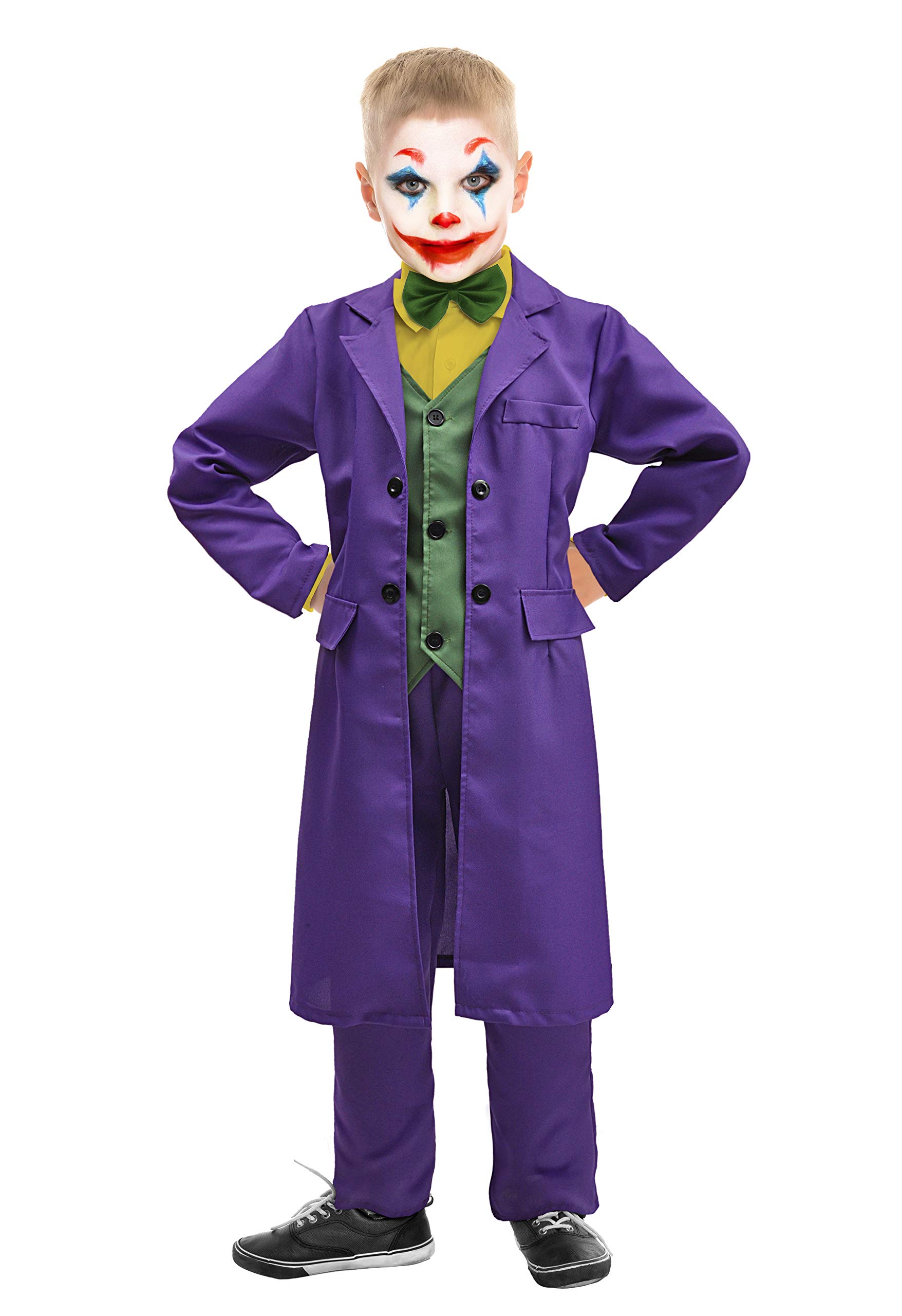 Joker costume disguise boy official DC Comics (Size 8-10 years)