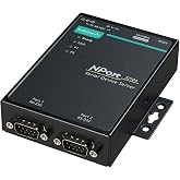 Moxa NPort 5210A - 2 Ports Device Server, 10/100M Ethernet, RS-232, DB9 Male, 15KV ESD, 0.5KV Serial Surge, 12~48VDC, 0~60&deg;C