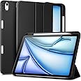 ESR for iPad Air 11 Inch Case (2025) M3/M2, iPad Air 7th/6th/5th/4th Generation Case (2024/2022/2020) 10.9 Inch with Pencil Holder, Trifold Stand Cover, Auto Sleep and Wake, Rebound Series, Black