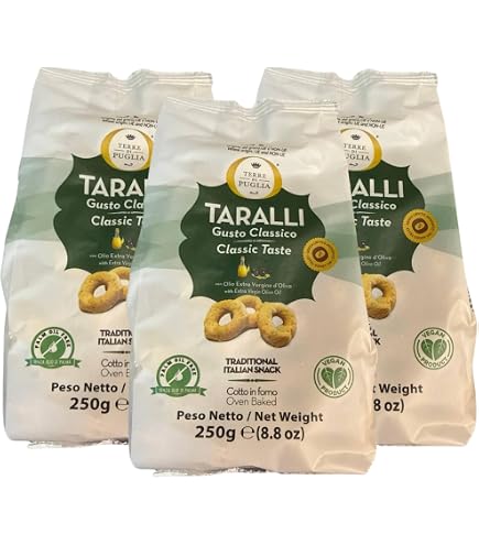 Amazon.com: NINA FARINA Tarallini Garlic -Fresh Baked Italian