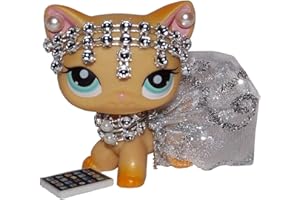 NickHouse Silver Princess Clothes Accessories for Little Pet CAT/LPS CAT/Dog + Compatible for Cat Littlest Pet Shop (cat/Dog NOT Included)