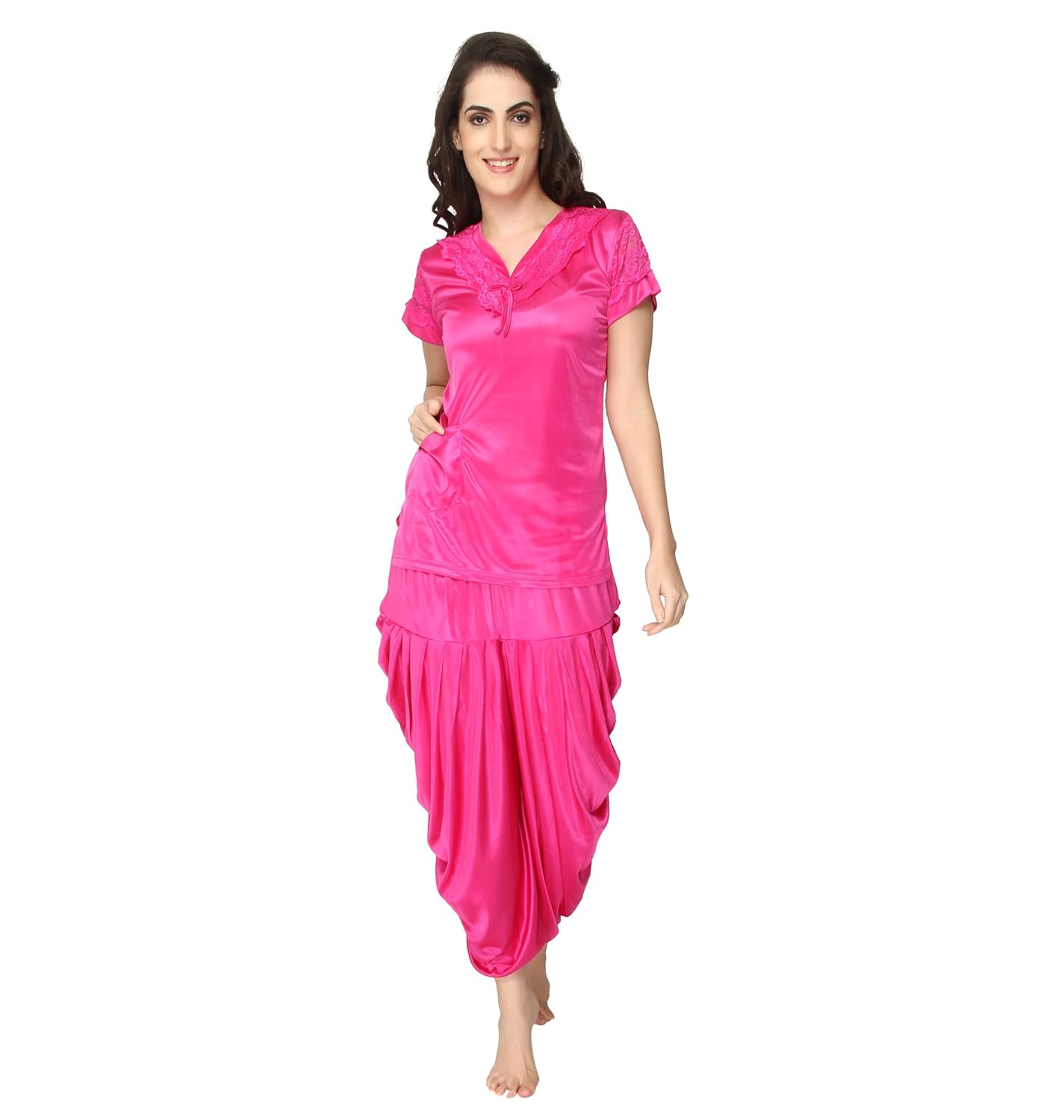 pretty awesome women's top and pyjama set