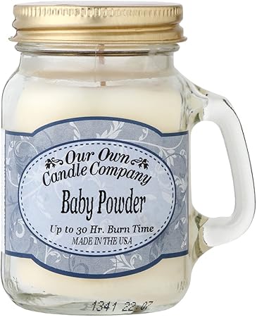 Amazon Co Jp Our Own Candle Company メイソンジャーキャンドル ミニサイズ ベビーパウダー Ou0010 ビューティー