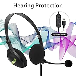 Headset with Mic Noise Cancelling & Audio