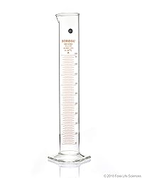 BOROSIL Graduated Measuring Cylinder Pour Out