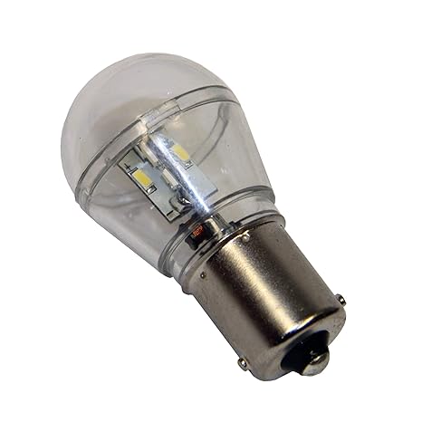 15 SMD LED Lampe mit Schutzkapsel, wasserfest (IP65) für BAS-15 Sockel Lampe für Boot, Schiff Marine Beleuchtung Positionsleu