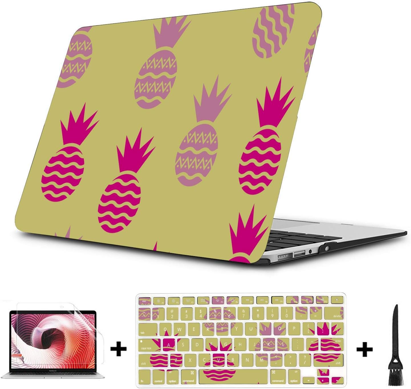 A1466 MacBook Air Case Beautiful Cute Color Fruit Pineapple